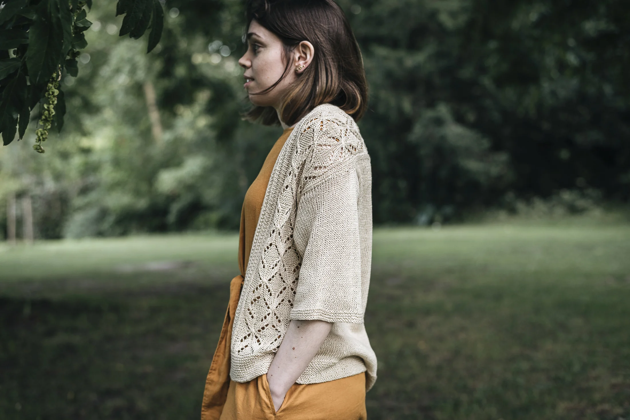 Bird Cardigan — Yellowish